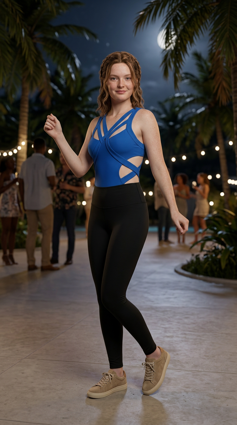 Tropical Temptation AI fashion look 2