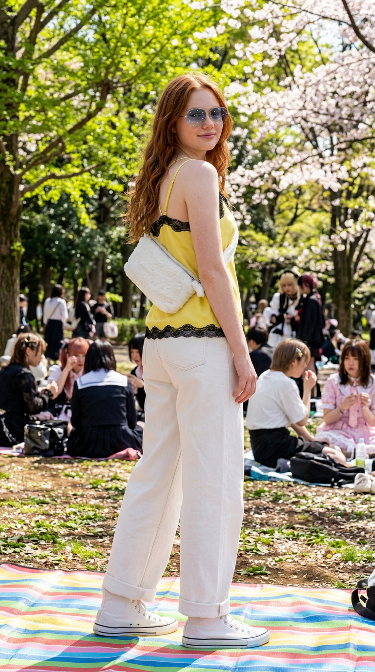 Harajuku Takeshita AI fashion look 1