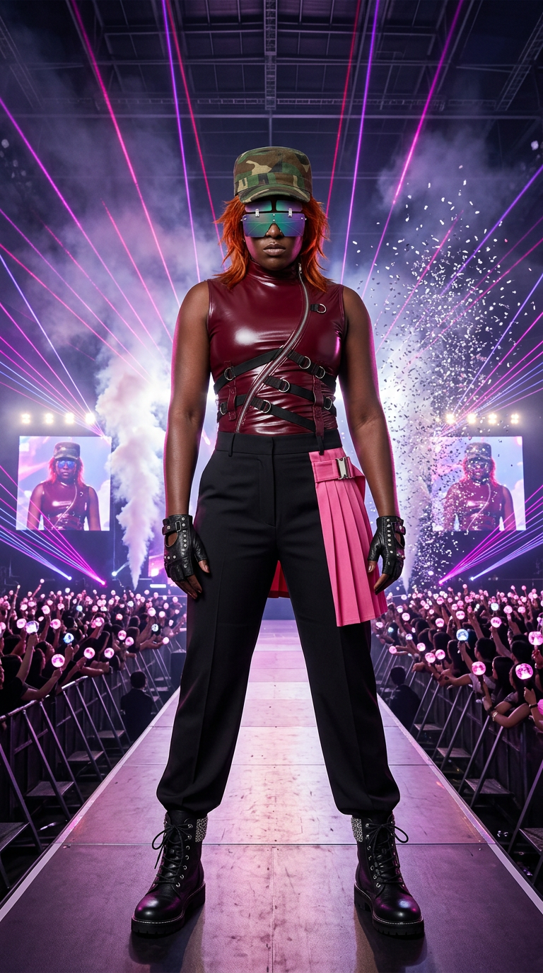K-Pop Concert AI fashion look 5