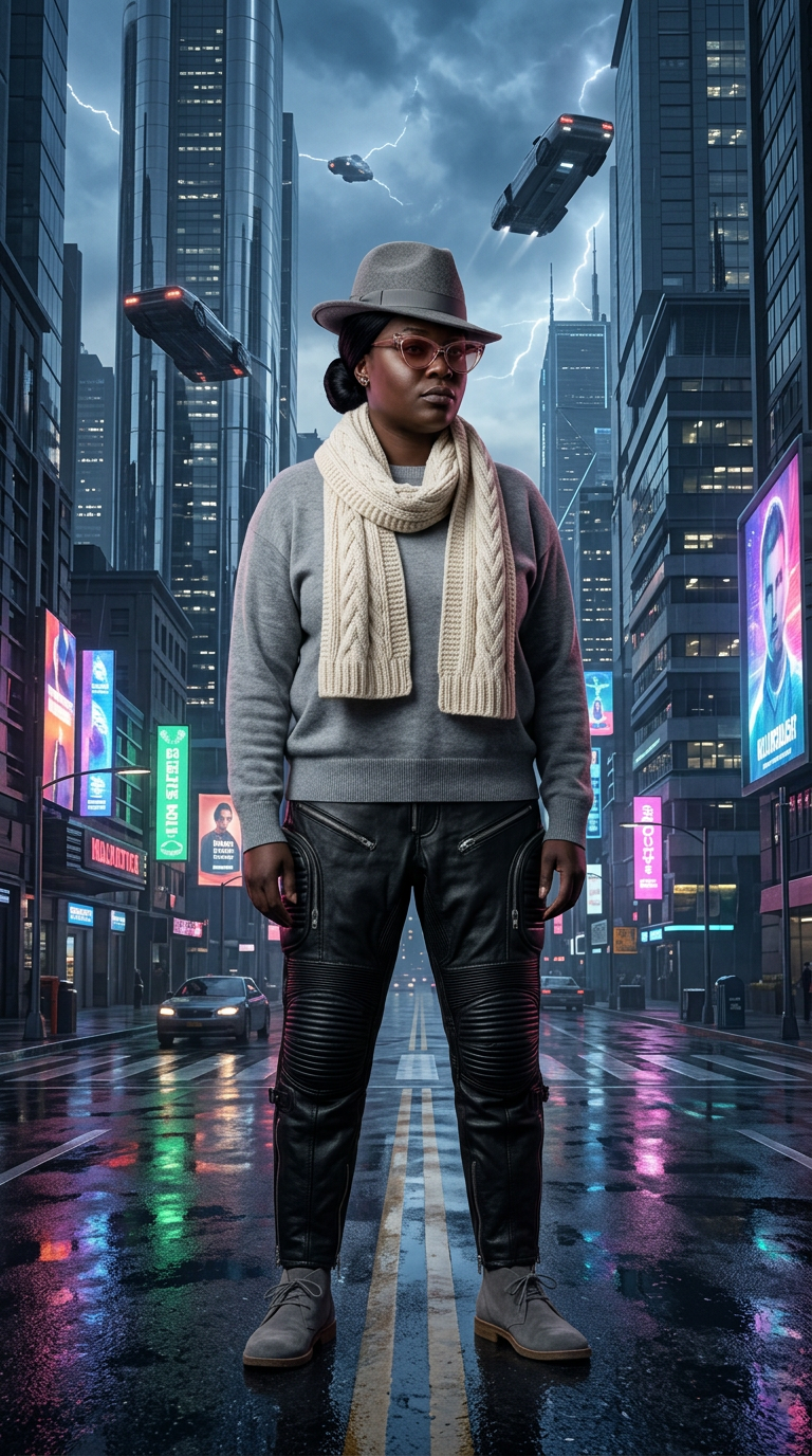 Mutant Metropolis AI fashion look 2