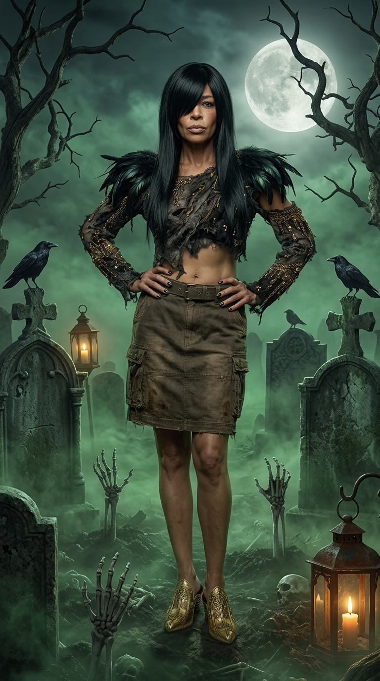 Night of the Undead AI fashion look 6