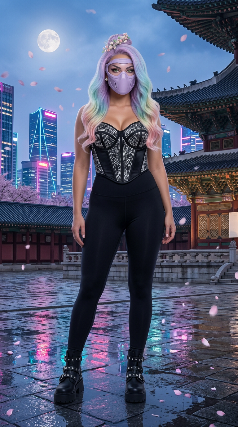Seoul Stitch Splendor AI fashion look 6