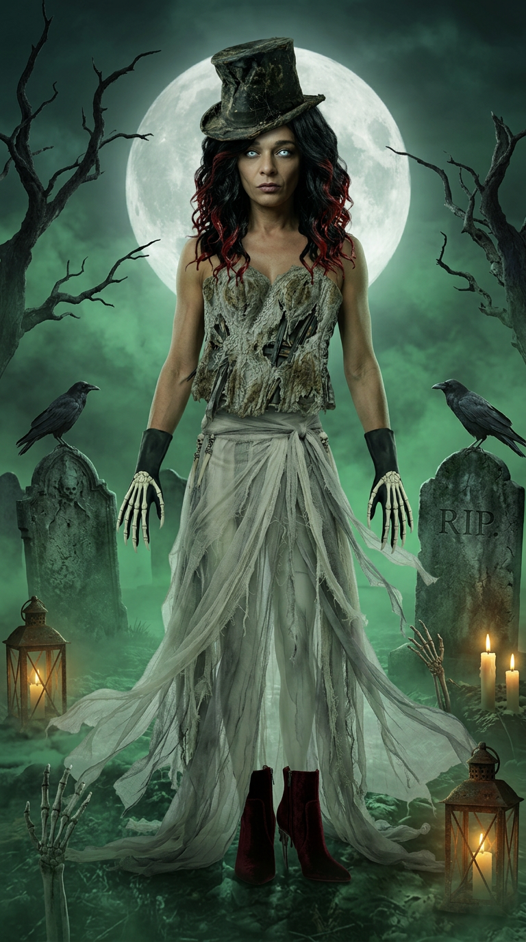 Night of the Undead AI fashion look 5