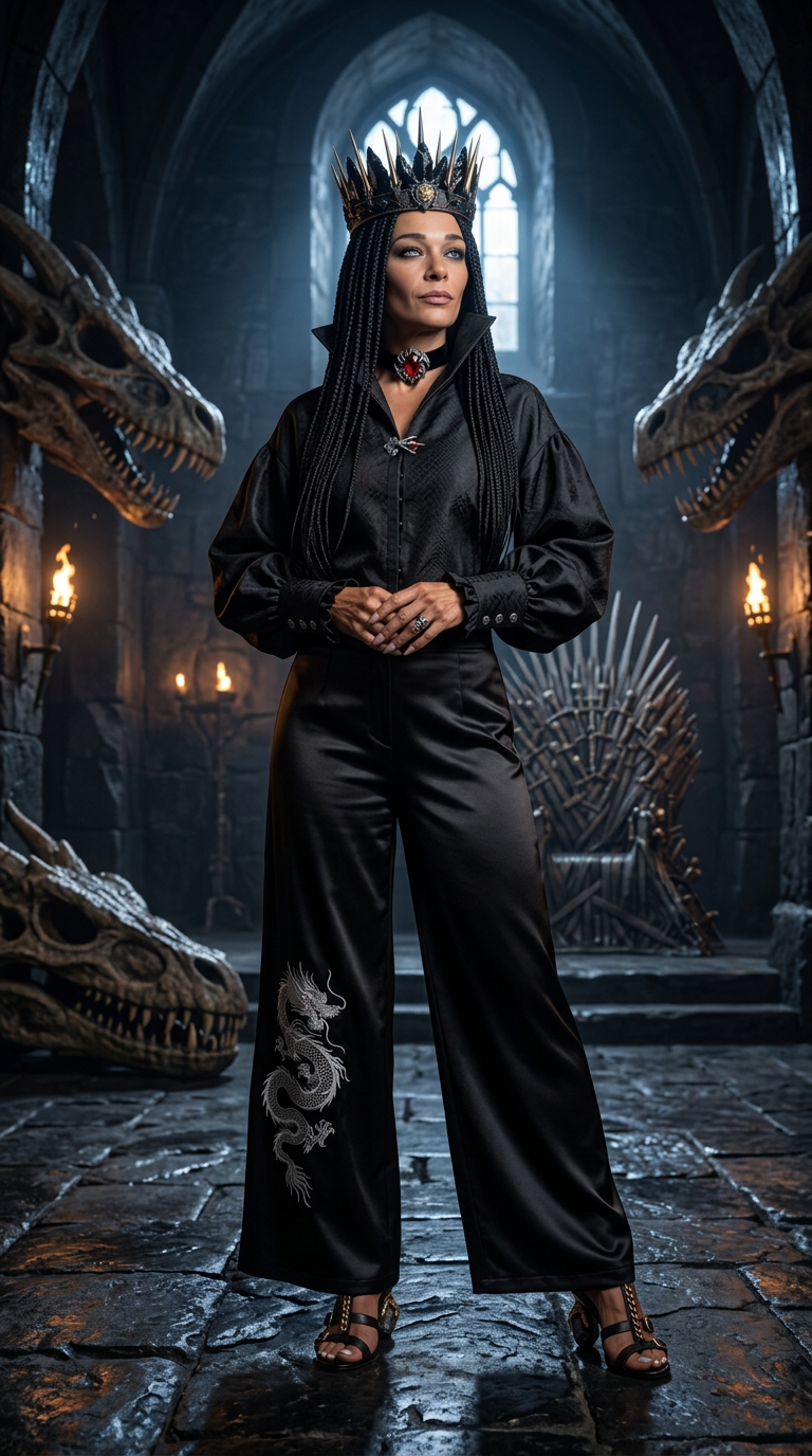 Dragonstone Dynasty AI fashion look 2
