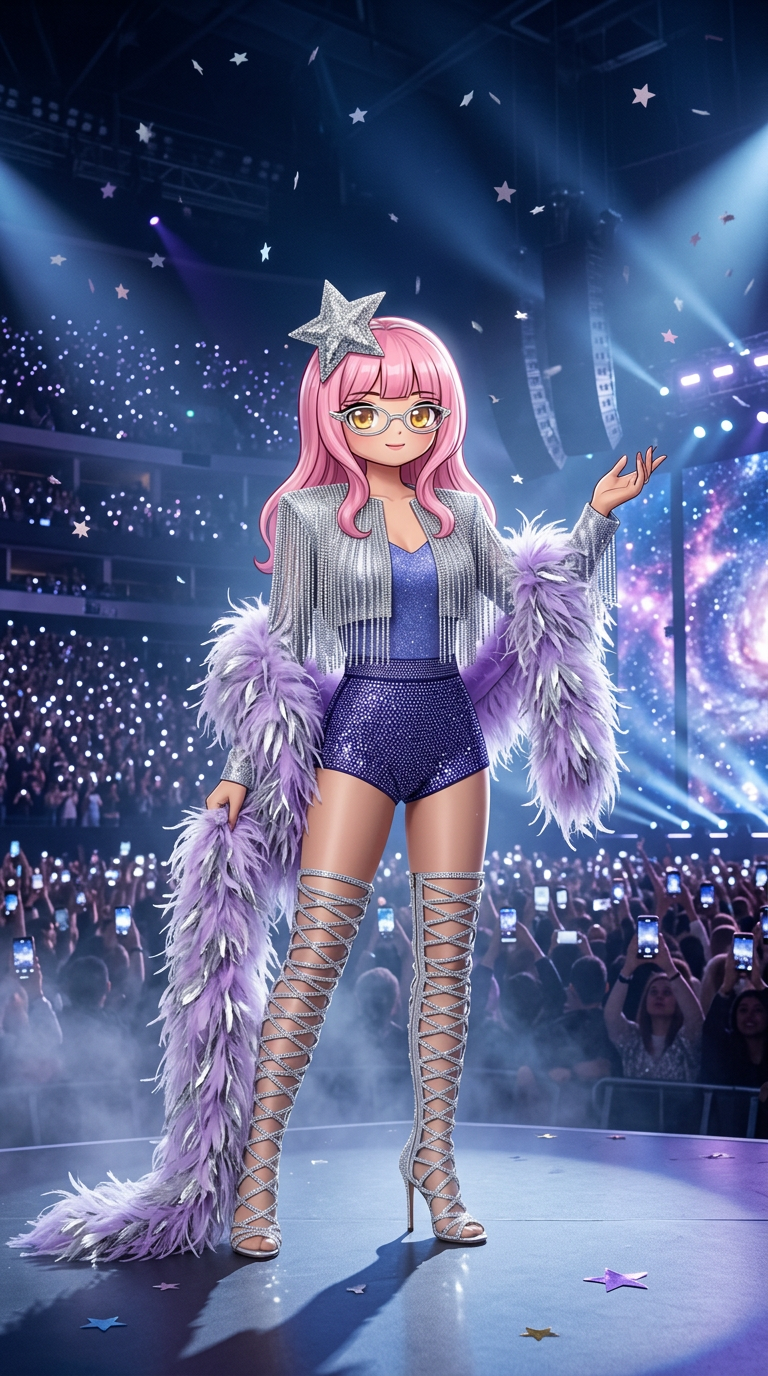 Celestial Stage Encore AI fashion look 1