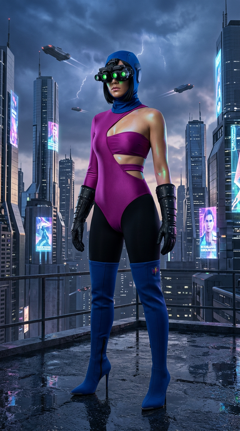 Mutant Metropolis AI fashion look 1