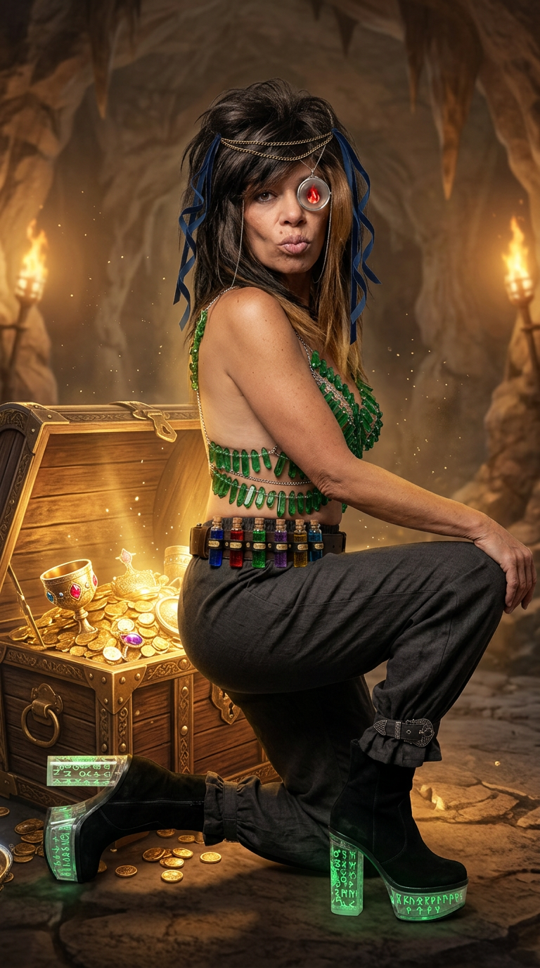 Dungeons and Dragons AI fashion look 1