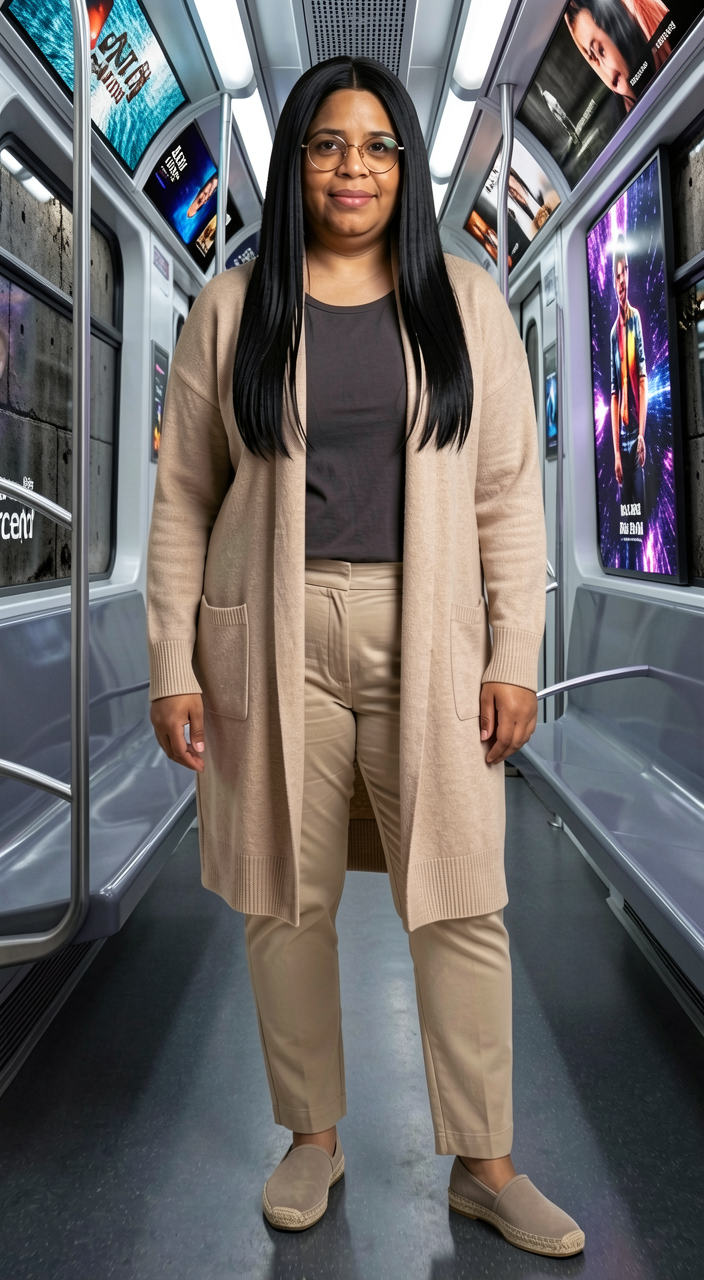 Neo City Glitch AI fashion look 3