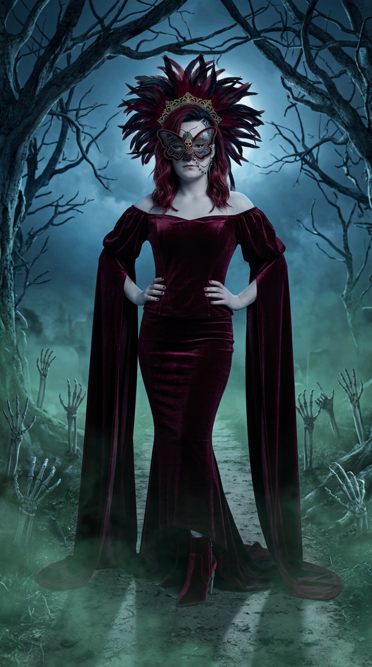 Night of the Undead AI fashion look 3