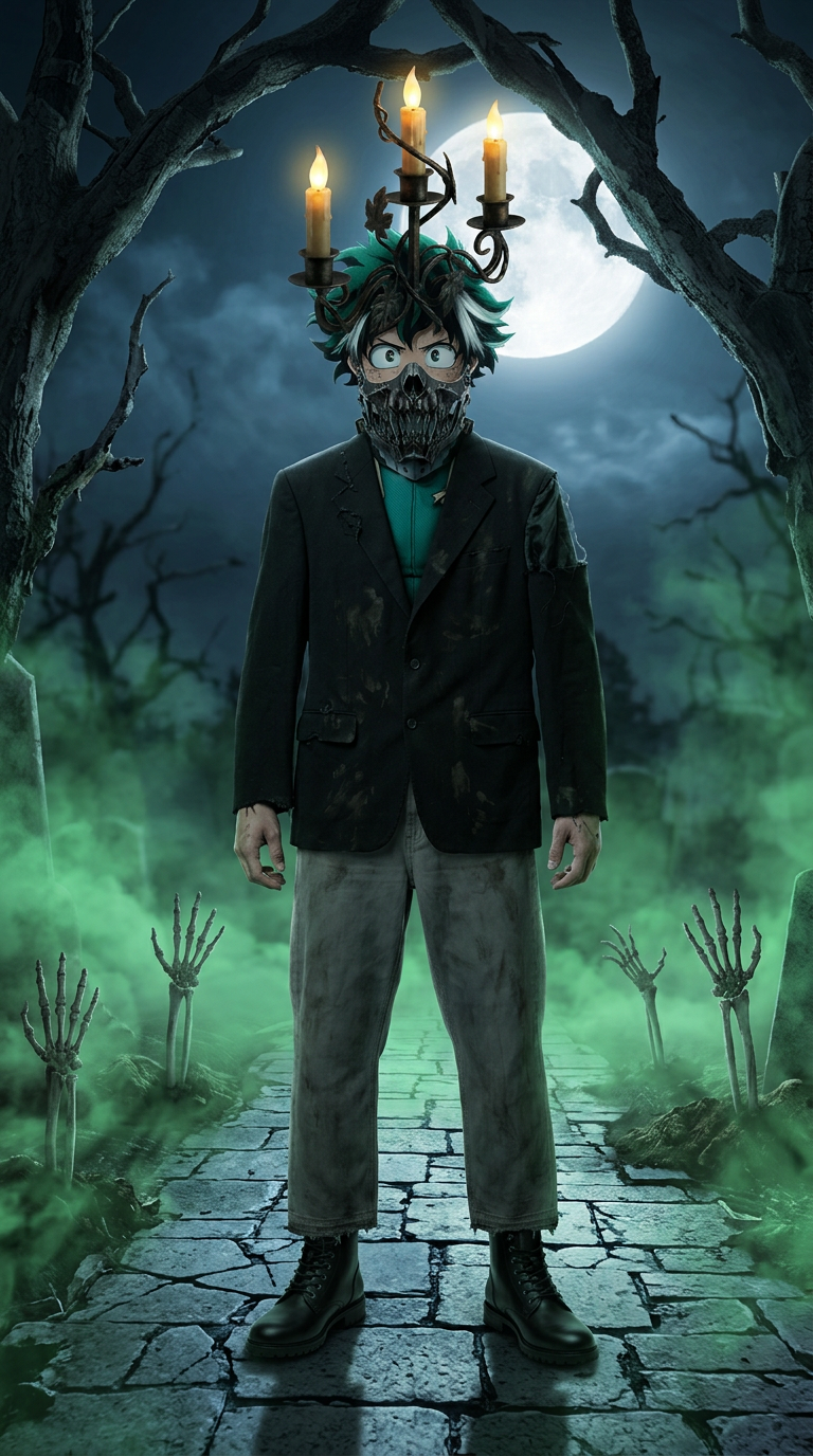 Night of the Undead AI fashion look 1