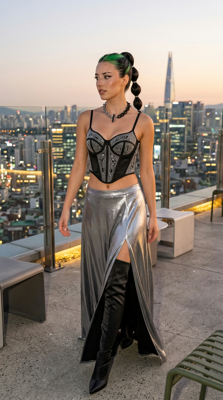 Seoul Stitch Splendor AI fashion look 2