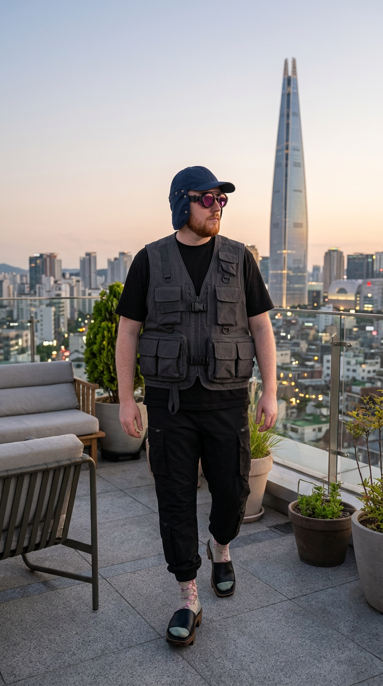 Seoul Stitch Splendor AI fashion look 1