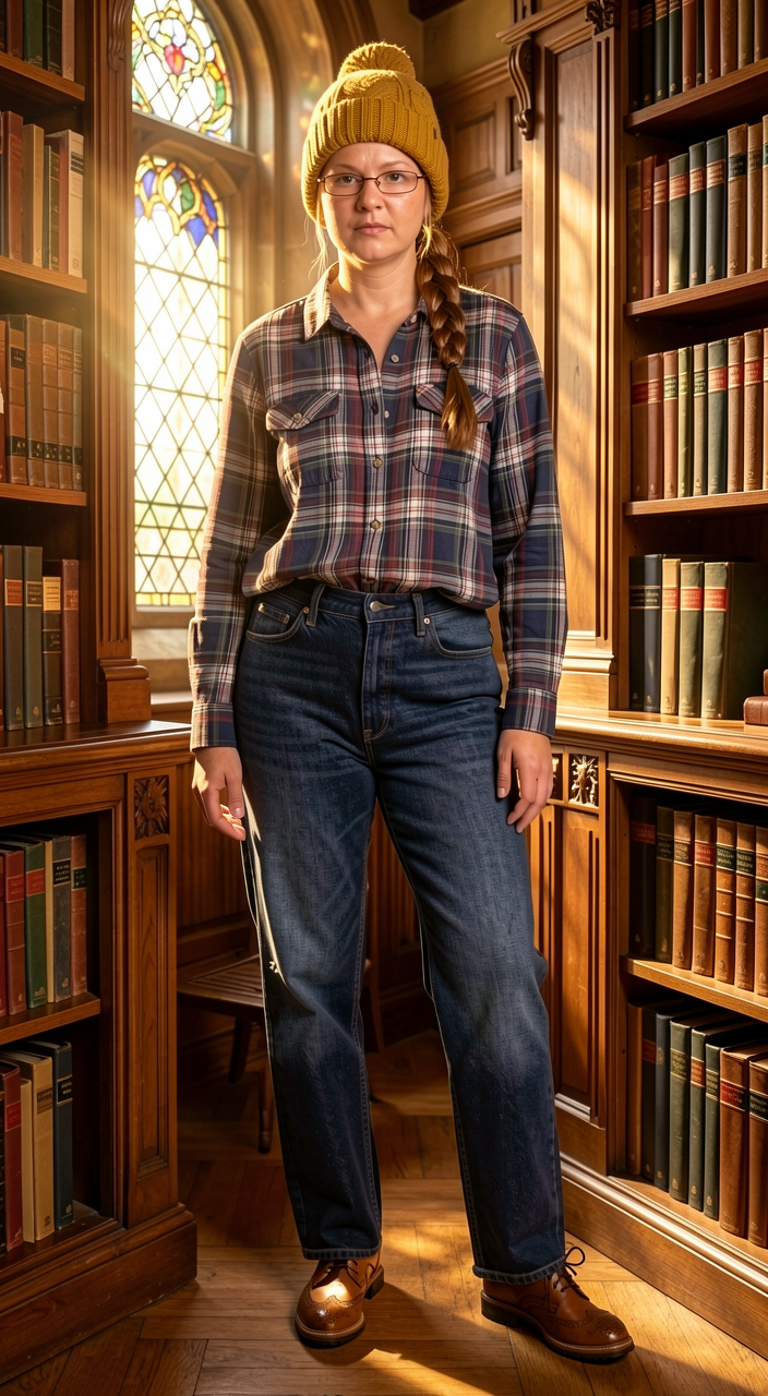 Sunshine Scholar AI fashion look 6