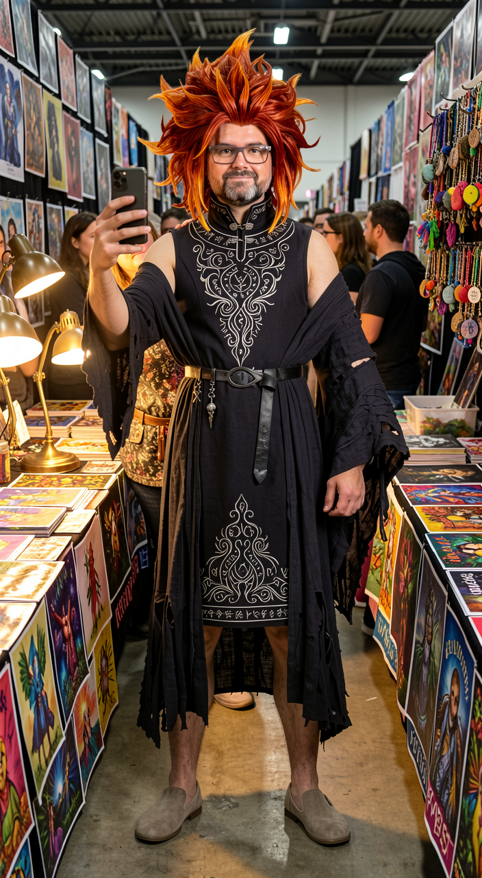 Fantasy Fan Fest AI fashion look 1