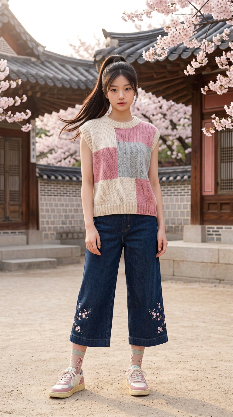Seoul Stitch Splendor AI fashion look 3